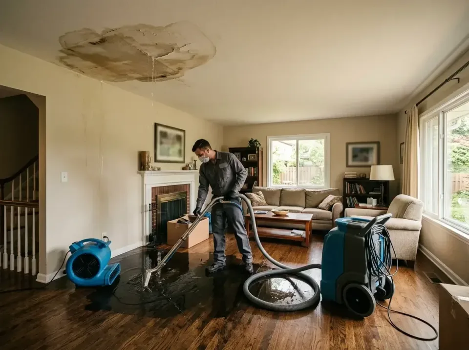 attic-pipe-burst-ceiling-drip-008 — frequently asked questions, Water Damage Restoration & Carpet Care in Thunderbolt, GA